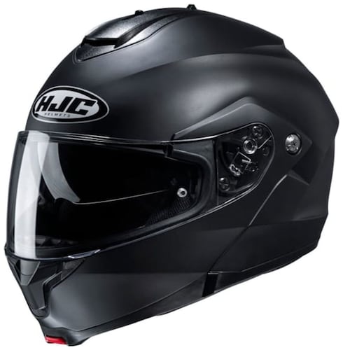 Casco Abatible para Motociclista Hjc C91N Mate Negro