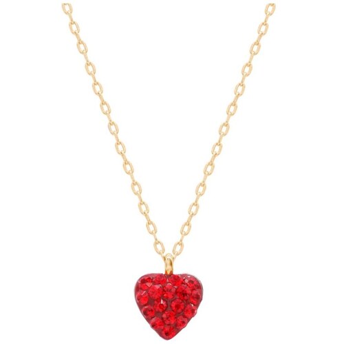 Dije con Cadena Plata .925 con Mini Corazón Rojo Westies