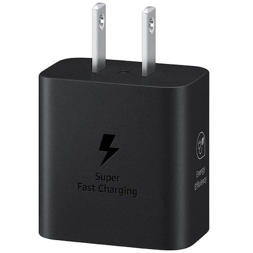 Cargador Samsung Carga Rápida 25W Tipo C Negro