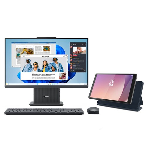 Bundle Desktop All In One Lenovo Ideacentre Intel Core I3 Touch 8 Gb Ram 512 Gb Ssd + Lenovo Tab M8 4Th Gen