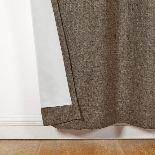 Cortinas 2 Páneles 130X210 Blackout Café Videri Home