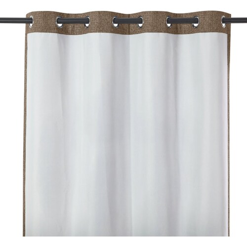 Cortinas 2 Páneles 130X210 Blackout Café Videri Home