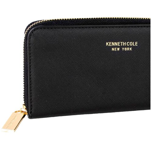 Cartera con Cierre Kenneth Cole Negro para Mujer