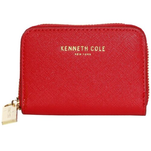 Monedero Trifold Kenneth Cole Rojo para Mujer