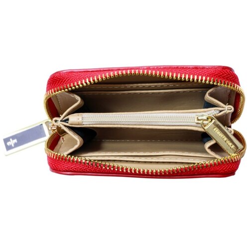 Monedero Trifold Kenneth Cole Rojo para Mujer