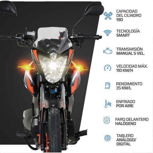 Motocicleta Vento Lithium 5.0 190Cc 2025