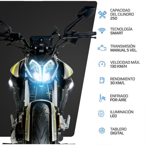 Motocicleta Vento Nitrox T3 250 2025