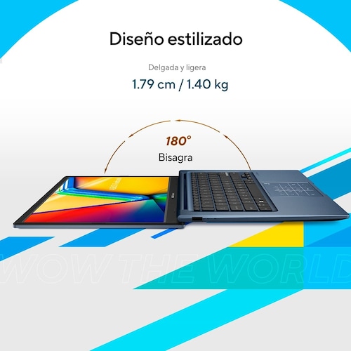 Laptop Asus Vivobook X1404Za-Nk090W Ci7 1255U 16G 512G Azul