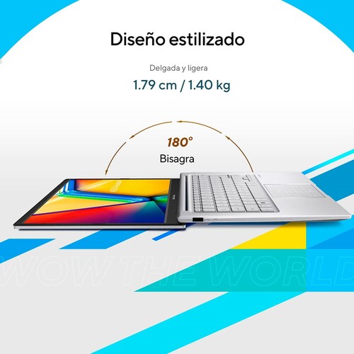 Laptop Asus Vivobook X1404Za-Nk003W Ci5 1235U 8G 512G Plata