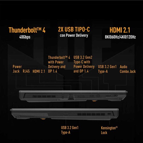 Laptop Gaming Asus Tuf Fx507Vu Nvidia Geforce Rtx 4050 Intel Core I7 13Th 16Gb 1Tb Ssd + Mochila