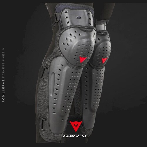 Rodillera V E1 Dainese Negra