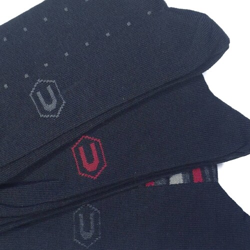 Calcetín U Sport Basic Diseño Combinado para Hombre (3 Pack)