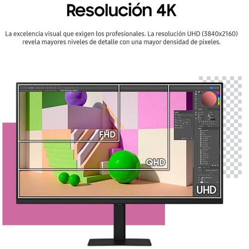 Monitor Samsung  32 Pulgadas 4K Ls32D700Ealxzx