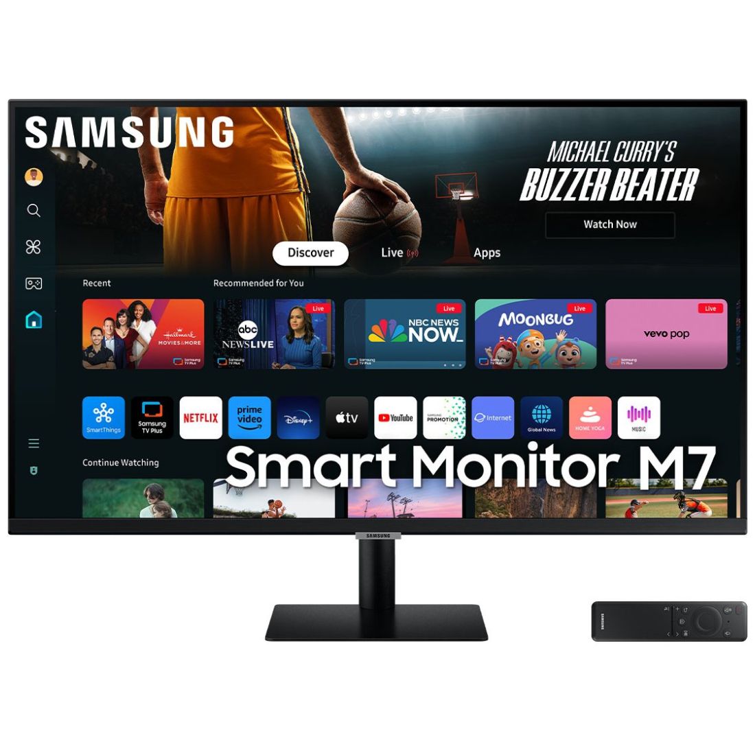 Monitor Samsung32 Polegadas Monitor Smart Samsung 32 Pulgadas 4K Ls32Dm700Ulxzx