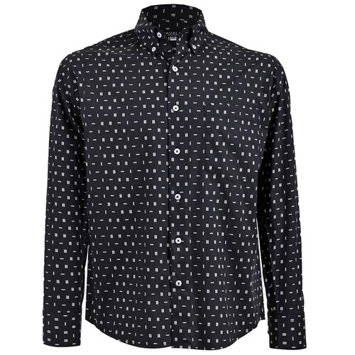 Camisa Casual  Manga Larga 100% Algodón Cavalatti para Hombre