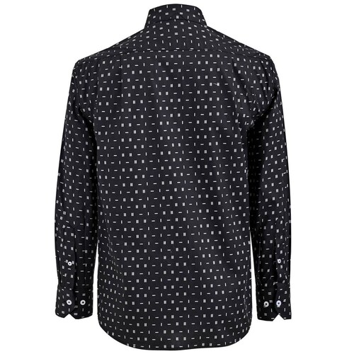 Camisa Casual  Manga Larga 100% Algodón Cavalatti para Hombre