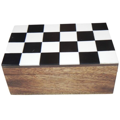 Caja de Madera Decorada 1 Piezas 15.5Cm Dolphin