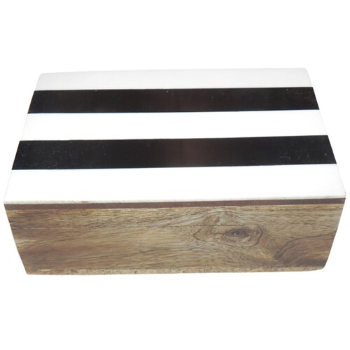 Caja de Madera Decorada 1 Piezas 15.5Cm Dolphin
