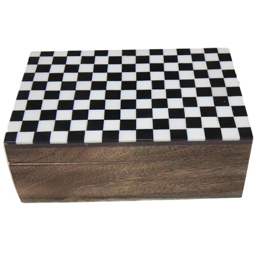Caja de Madera Decorada 1 Piezas 15.5Cm Dolphin