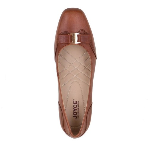 Zapatilla con Moño Café Joyce.