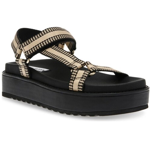 Sandalia con Plataforma Steve Madden Color Negro