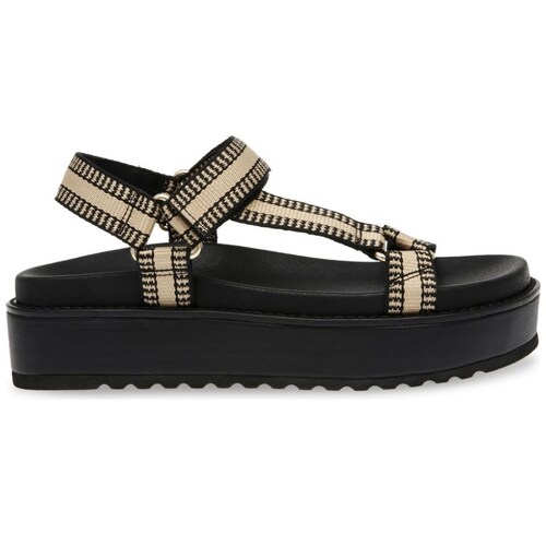 Sandalia con Plataforma Steve Madden Color Negro