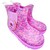 Botas de Lluvia Mis Pastelitos 15-18 Color Rosa