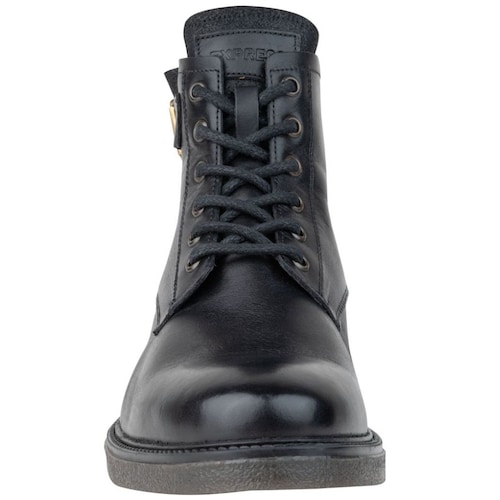 Bota en Piel Express Color Negro