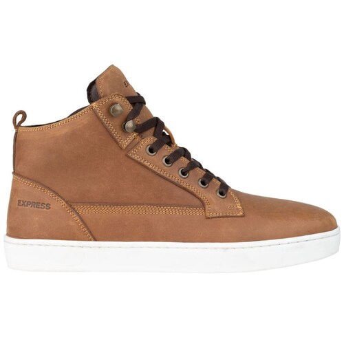 Tenis Bota en Piel Express Color Café