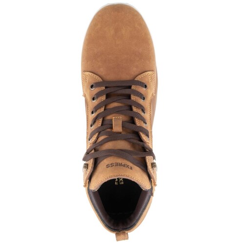Tenis Bota en Piel Express Color Café
