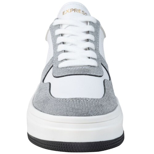 Tenis Casual con Brillos Express Color Blanco