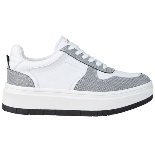 Tenis Casual con Brillos Express Color Blanco