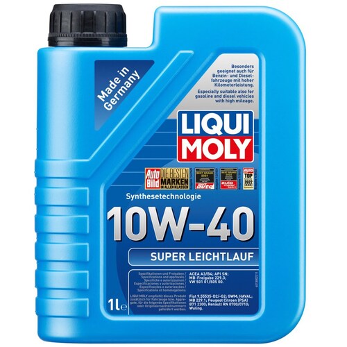 Aceite Super Leichtlauf 10W 40 1L Liqui Moly