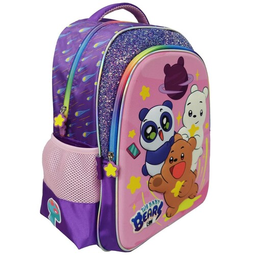 Mochila Prim We Baby Bears Stars Rosa Fotorama
