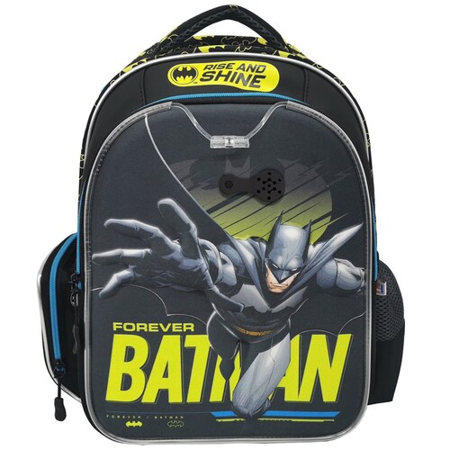 Mochila Batman Neon Bati Attack Negro Fotorama