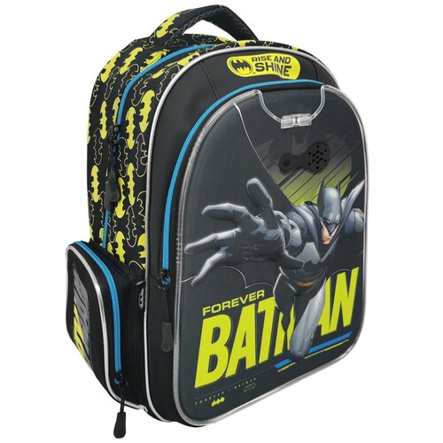 Mochila Batman Neon Bati Attack Negro Fotorama