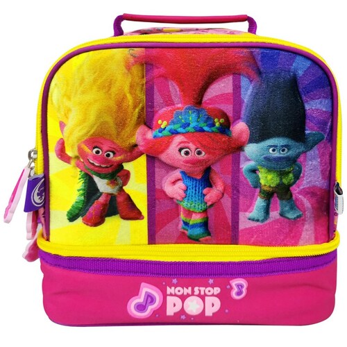 Lonchera Trolls Non Stop Pop Rosa Fotorama