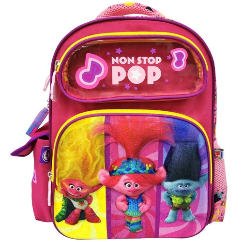 Mochila Kinder Trolls Non Stop Pop Rosa Fotorama