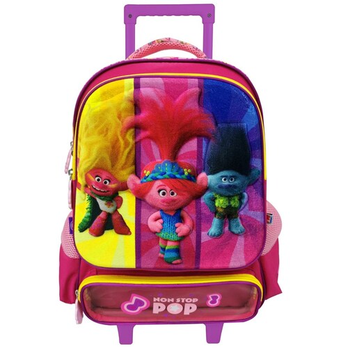 Mochila Rod Trolls Non Stop Pop Rosa Fotorama