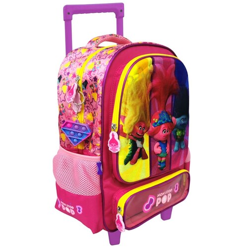 Mochila Rod Trolls Non Stop Pop Rosa Fotorama