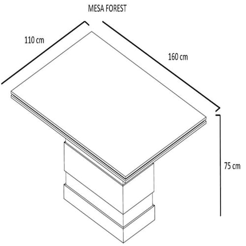 Mesa Rectangular Forest New Challenge