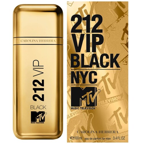 Eau de Parfum Carolina Herrera 212 Vip Black X Mtv 100 Ml para Hombre