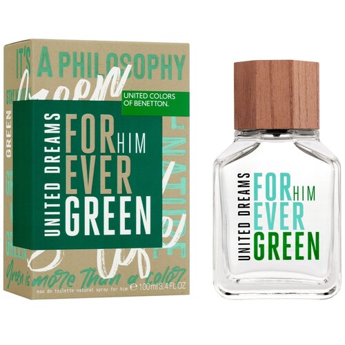 Eau de Toilette Benetton United Dreams Forever Green 100Ml para Hombre