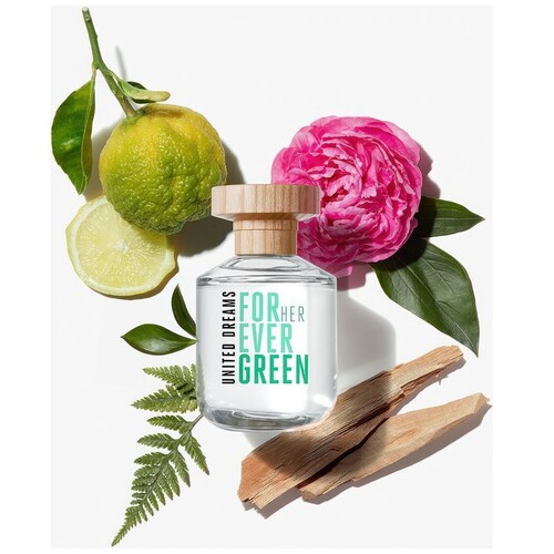 Eau de Toilette Benetton United Dreams Forever Green 80 Ml para Mujer