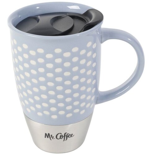 Taza de Viaje Cerámica con Tapa 3 Colores a Elegir
