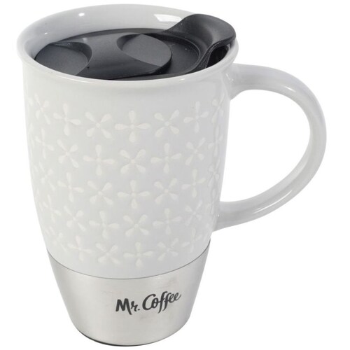 Taza de Viaje Cerámica con Tapa 3 Colores a Elegir