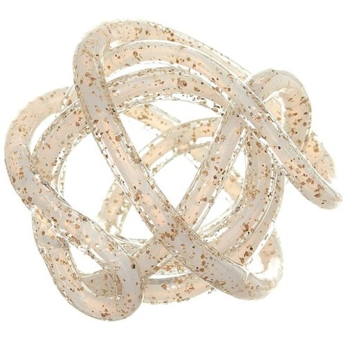 Esfera Vidrio Abstract Ivory Vintage Home