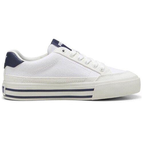 Tenis Court con Agujeta 22-25 Blanco Puma