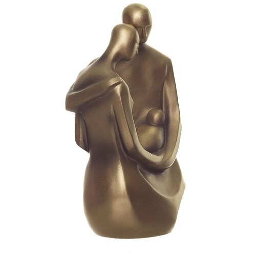 Figura Decorativa Abstracta Familia Abrazada Mideko