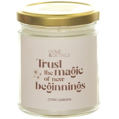Vela Tarro 210 Gr Frase Trust The Magic Of Never B Home & Details